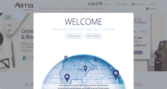 Desktop Screenshot of almalasers.com